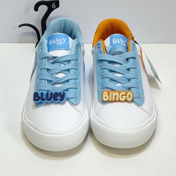 Ground Up Bluey Bingo Court Low Top Sneakers Women Size 6 Fits True To Size NWT - Picture 3 of 10